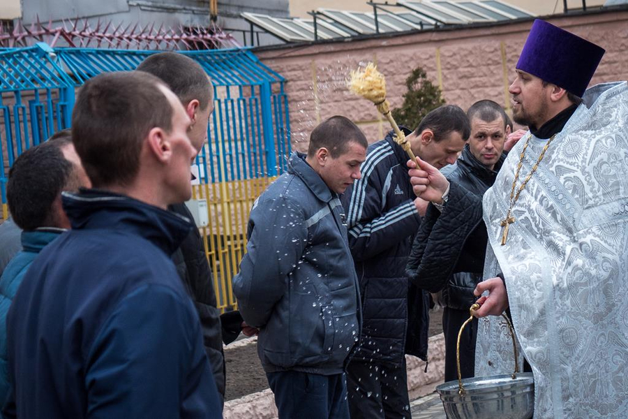 Крещение Господне в Диканёвской исправительной колонии №12 (ФОТО) | Фото 11
