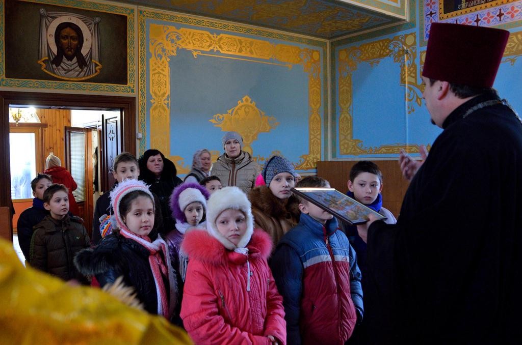 Наш храм посетили воспитанники приюта