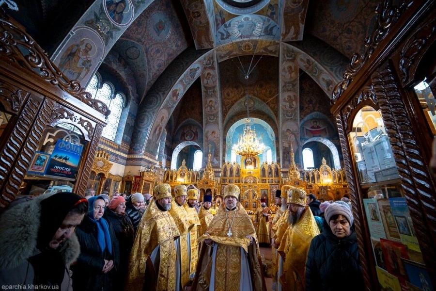 Святкове богослужіння у Трьохсвятительському храмі міста Харкова | Фото 2