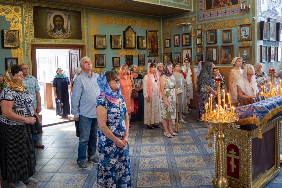 УСПІННЯ ПРЕСВЯТОЇ БОГОРОДИЦІ (Вечірнє богослужіння, ФОТО) | Фото 17