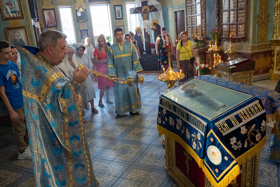 УСПІННЯ ПРЕСВЯТОЇ БОГОРОДИЦІ (Вечірнє богослужіння, ФОТО) | Фото 22