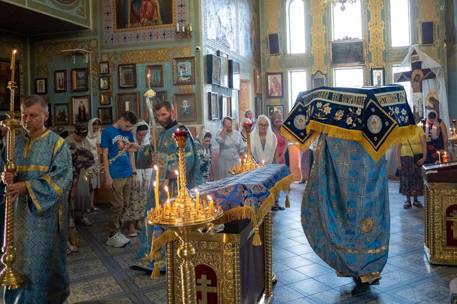 УСПІННЯ ПРЕСВЯТОЇ БОГОРОДИЦІ (Вечірнє богослужіння, ФОТО) | Фото 21