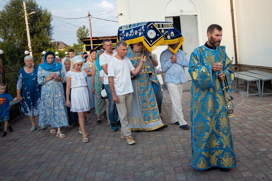 Вечірня свята Успіння Пресвятої Богородиці (ФОТО) | Фото 23