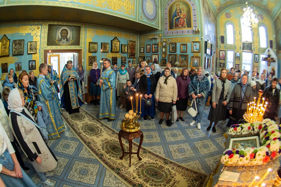 Покров Пресвятої Владичиці нашої Богородиці і Приснодіви Марії (Вечірнє богослужіння, ФОТО) | Фото 6