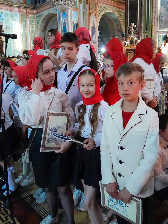 Вихованці недільної школи нашого храму взяли участь у святковому боголужінні у Благовіщенському соборі (ФОТО) | Фото 4