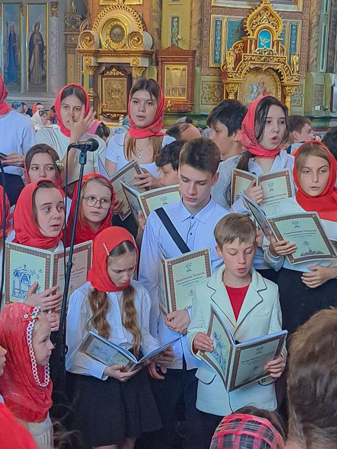 Вихованці недільної школи нашого храму взяли участь у святковому боголужінні у Благовіщенському соборі (ФОТО) | Фото 13