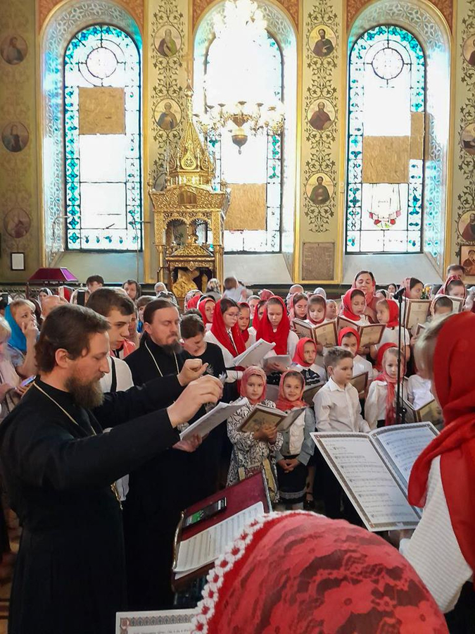 Вихованці недільної школи нашого храму взяли участь у святковому боголужінні у Благовіщенському соборі (ФОТО) | Фото 5