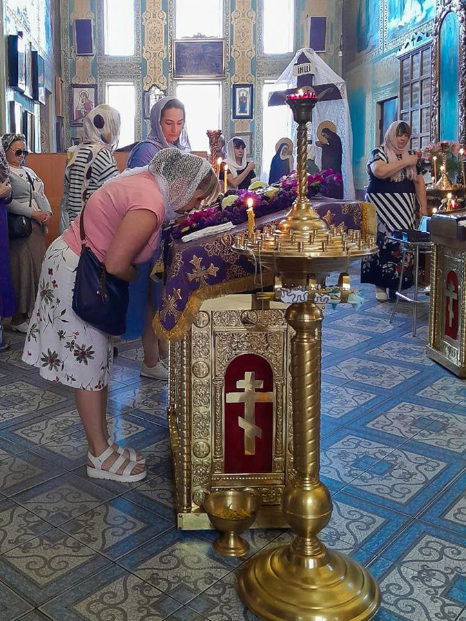 Винесення Чесних Древ Животворящого Хреста Господнього (Вечірнє богослужіння, ФОТО) | Фото 16