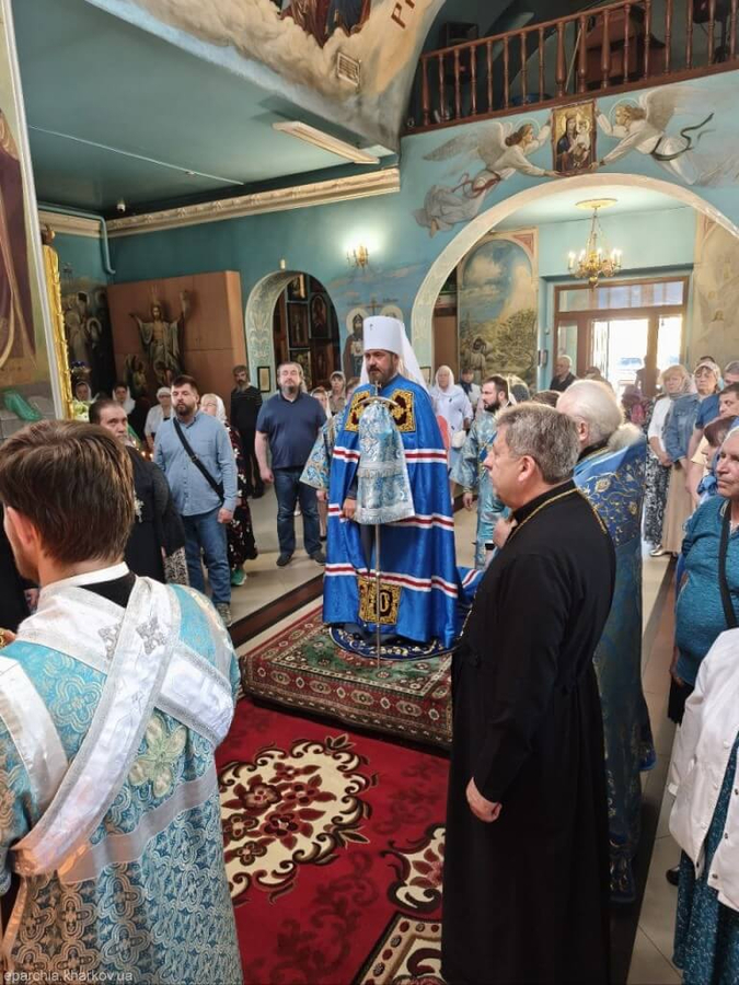 Святкове богослужіння у Свято-Покровському храмі (Велика Данилівка, ФОТО) | Фото 13