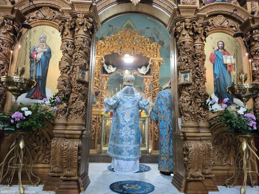 Святкове богослужіння у Свято-Покровському храмі (Велика Данилівка, ФОТО) | Фото 9