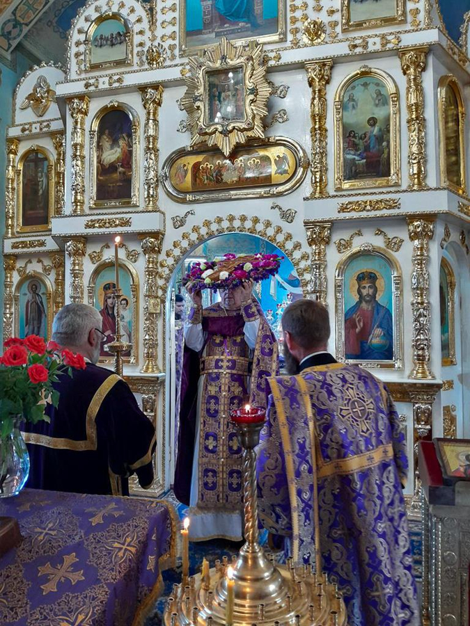 Винесення Чесних Древ Животворящого Хреста Господнього (Вечірнє богослужіння, ФОТО) | Фото 10