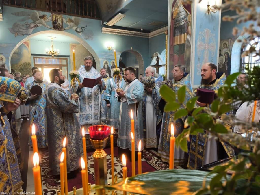 Святкове богослужіння у Свято-Покровському храмі (Велика Данилівка, ФОТО) | Фото 3