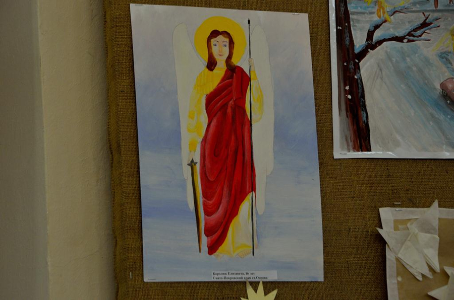 Выставка работ воскресных школ «Под крыльями Рождественских ангелов» (ФОТО) | Фото 22