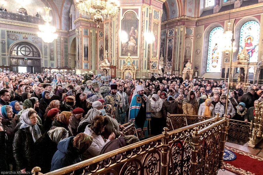 Праздничное богослужение в Благовещенском соборе г. Харькова | Фото 3