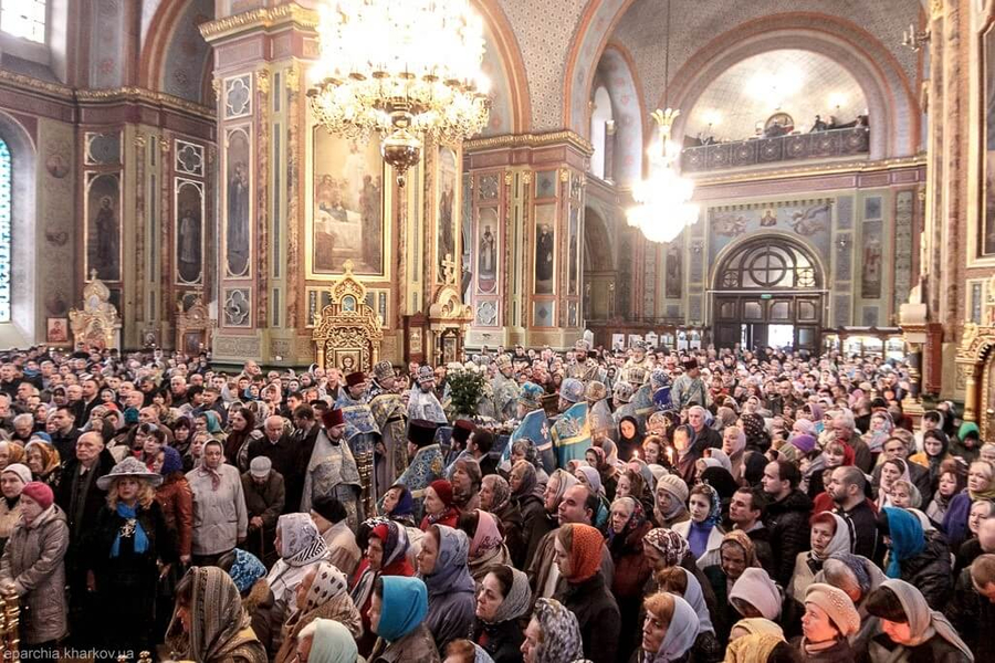 Праздничное богослужение в Благовещенском соборе г. Харькова | Фото 6