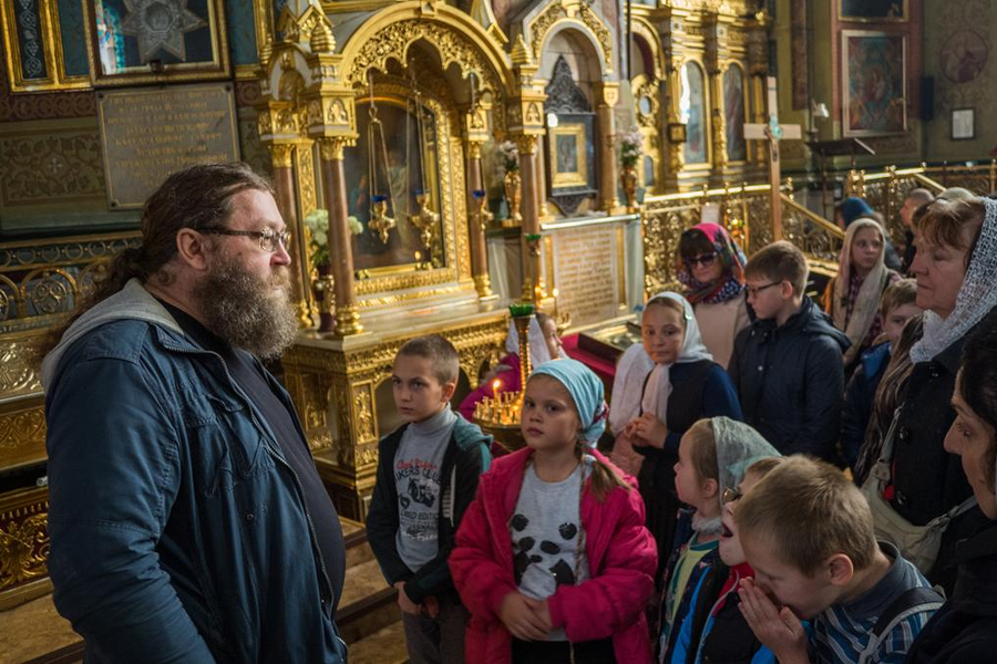 Воспитанники воскресной школы нашего храма посетили Благовещенский собор города Харькова | Фото 14