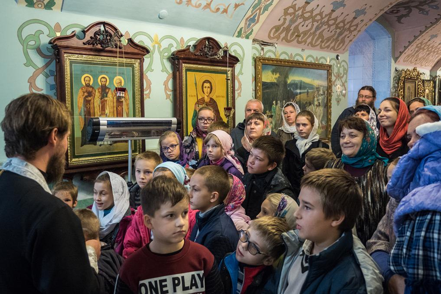 Воспитанники воскресной школы нашего храма посетили Благовещенский собор города Харькова | Фото 20