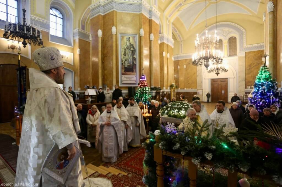 Святкове богослужіння у Свято-Успенському соборі міста Харкова (ФОТО) | Фото 15